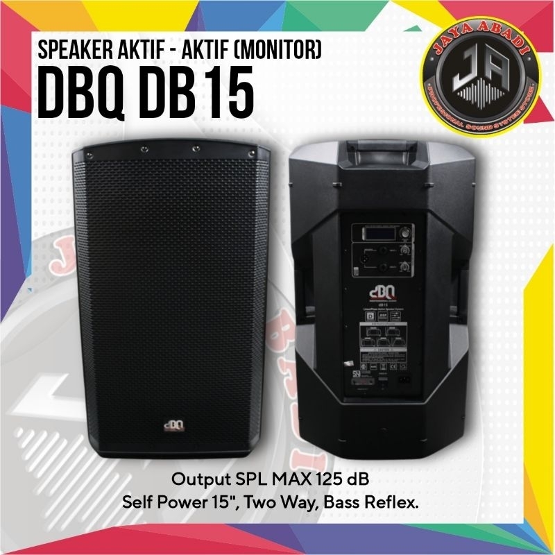 SPEAKER AKTIF MONITOR 15" DBQ DB15 ORIGINAL