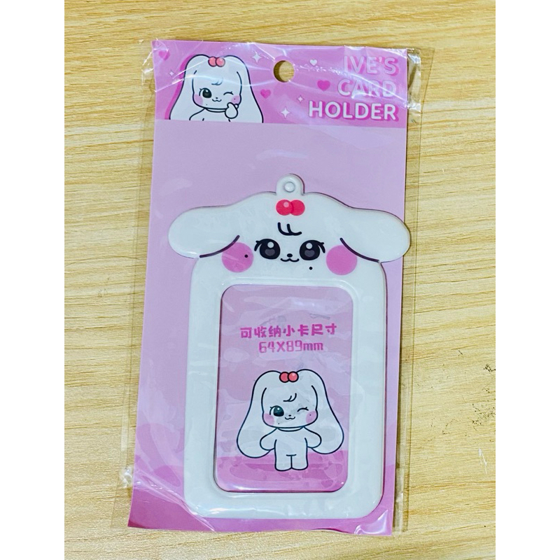 

OFFICIAL OFC MERCHANDISE IVE MINIVE CARD HOLDER CHERRY WONYOUNG