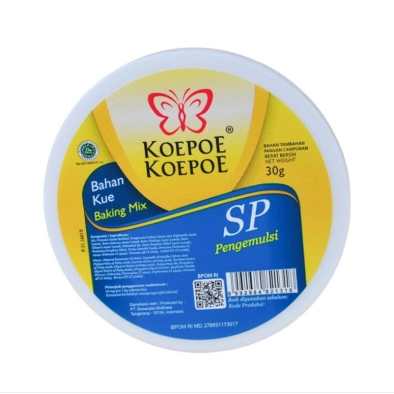 

KOEPOE SP S P EMULSIFIER UKURAN KECIL 30 GRAM