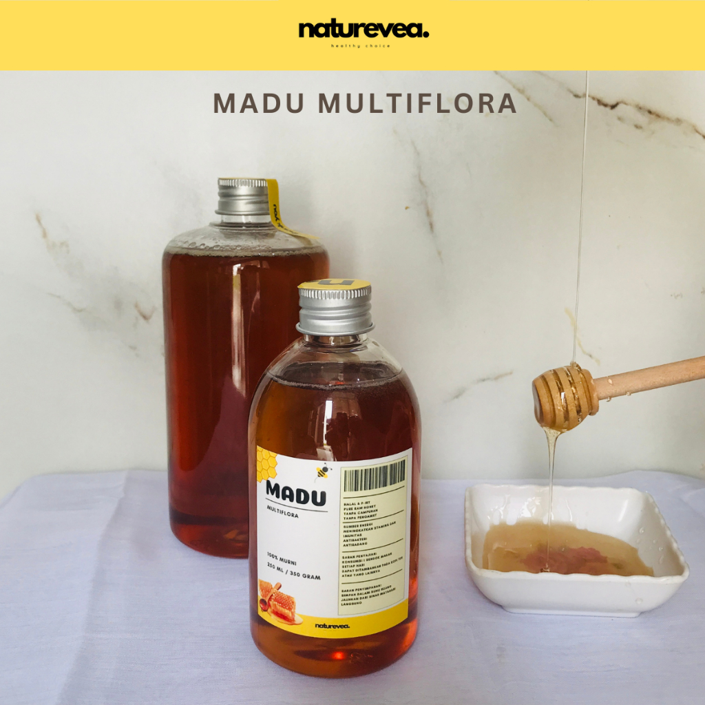 

Madu Murni Asli Multiflora Raw Honey 350 gram