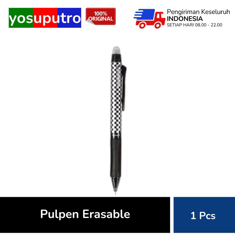 

M&G Cetek Erasable Pen Gel Pulpen Gel Warna Hitam 0,7mm