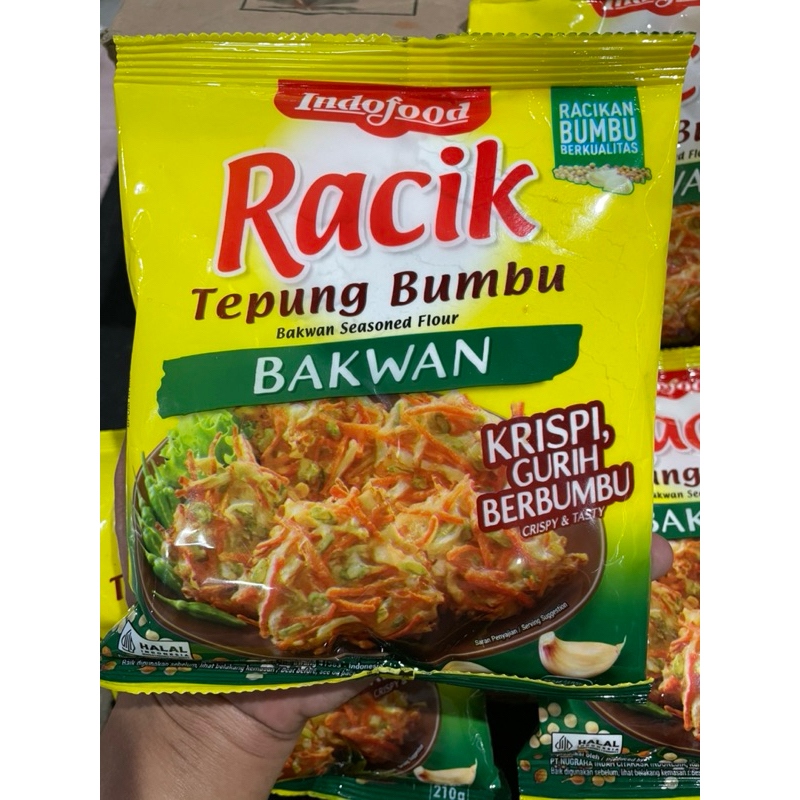 

Indofood Racik Tepung Bumbu Bakwan 210g