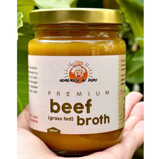 

PREMIUM ORGANIC BEEF BROTH HOMEMADEBYPOPO MPASI