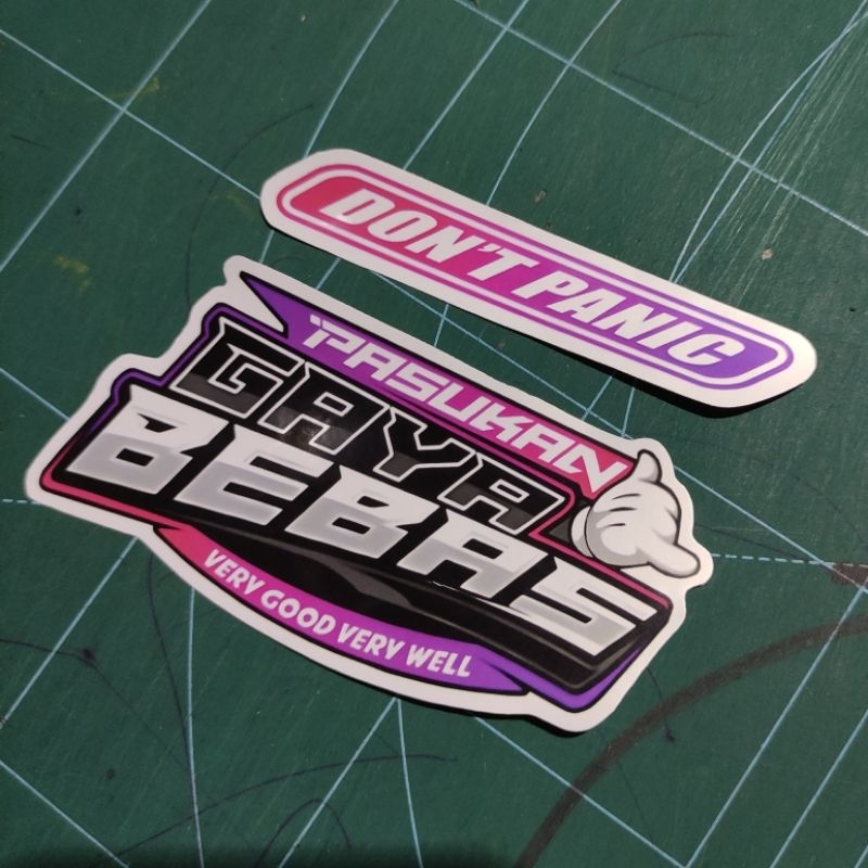 

Sticker Gaya Bebas Ukuran 10cm Anti Air