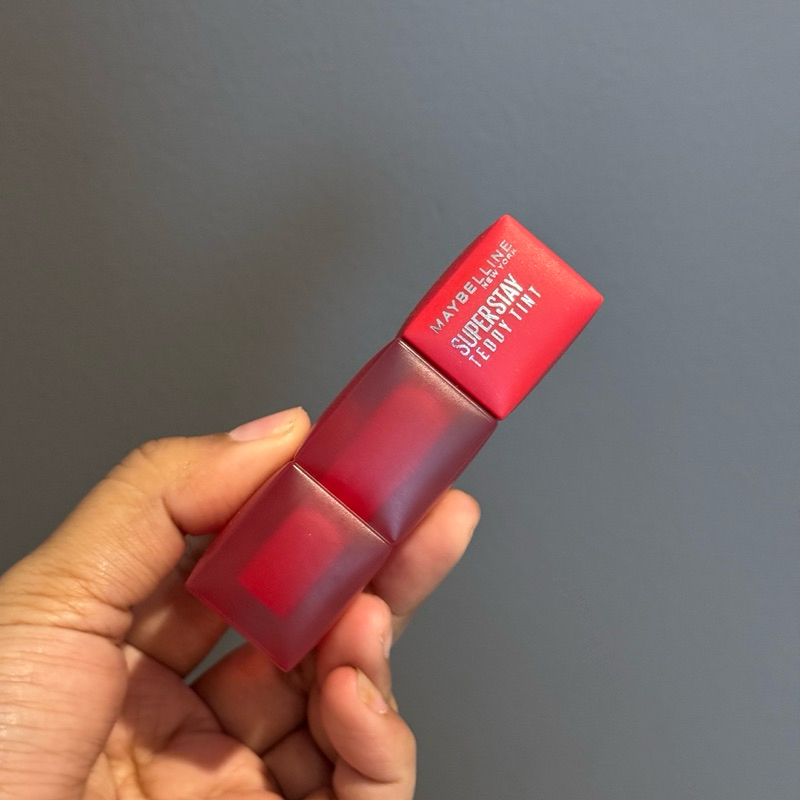 MAYBELLINE OFFICIAL Superstay Teddy Tint 5 mL - Teddy Soft Matte Tahan 12 Jam Lipstick Lipcream Lips