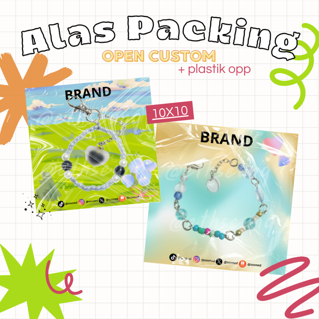 

[10X10]Alas Packing /Alas Freebies ,open custom, inc plastik [read desc]
