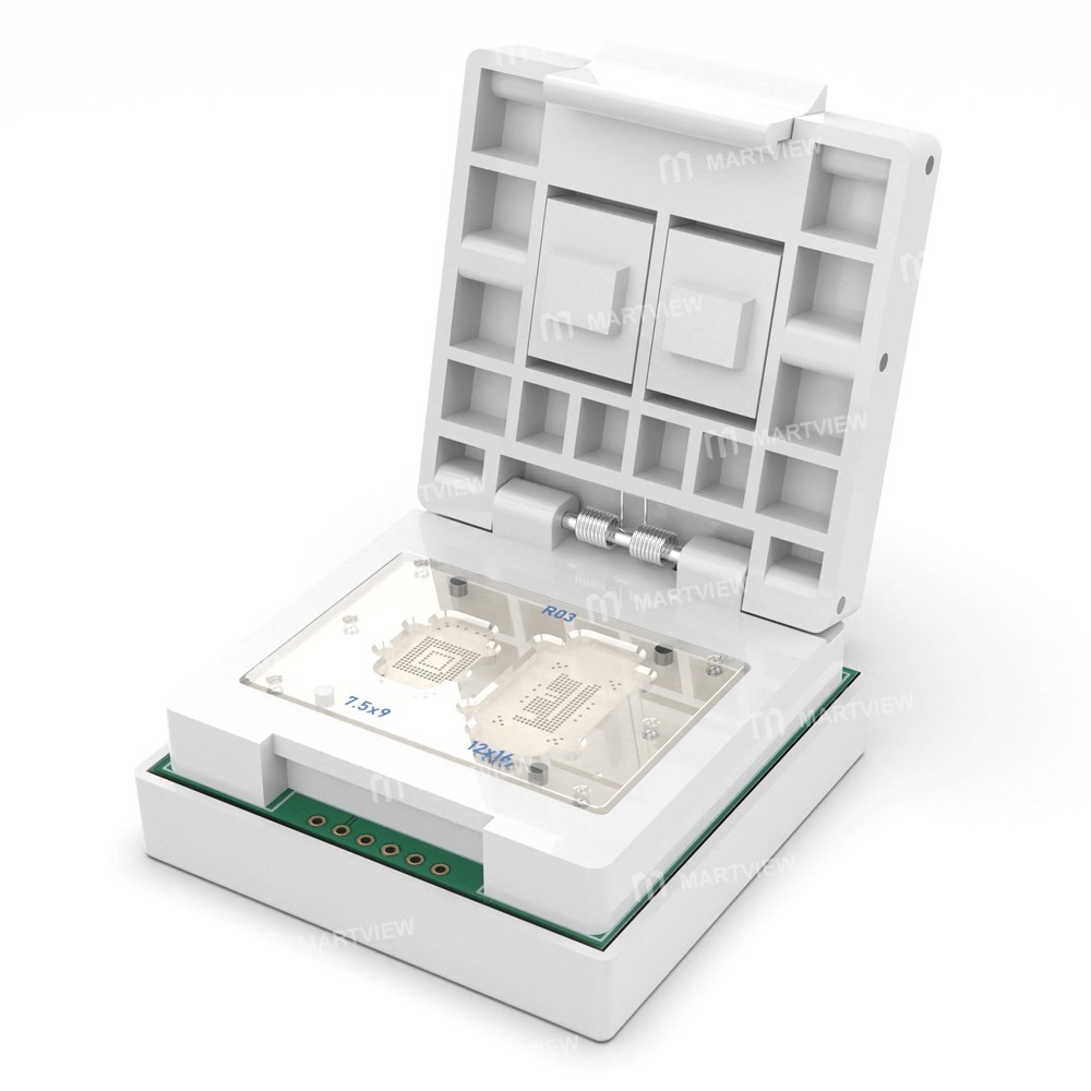 UFI R03 - Adaptor Soket Uji 2-in-1 eMMC/eMCP (169/153/162/186-FBGA) – Upgrade 2025 untuk UFI-Box - 1