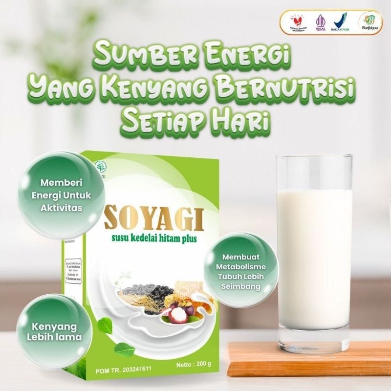 

SOYAGI 200GR SUSU KEDELAI HITAM UNTUK DIET