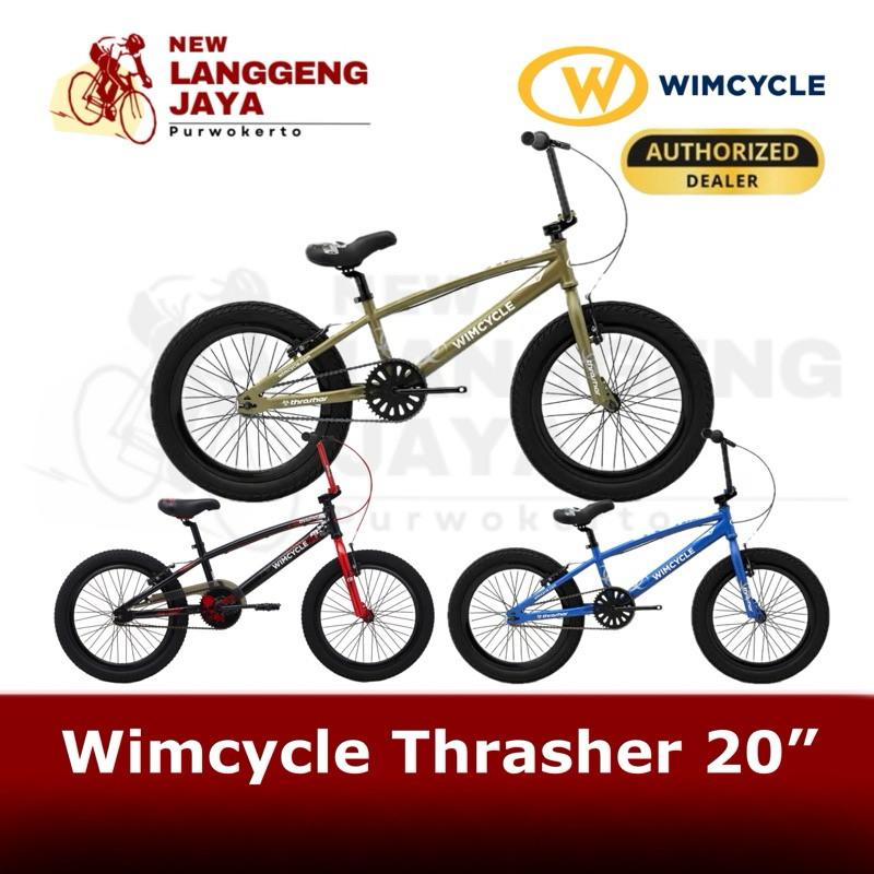 Wimcycle Sepeda Anak BMX Thrasher 20"