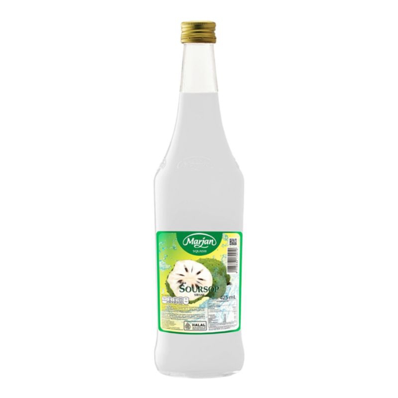 

NEW VARIANT - Marjan Squash Sirup Sirsak Botol 425 ml