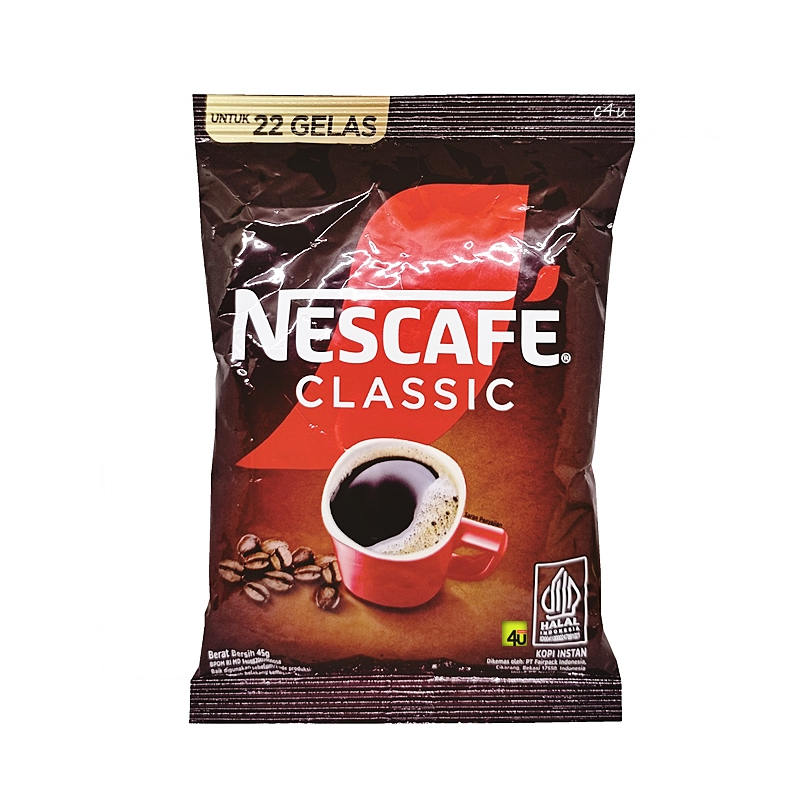 

Nescafe - Classic - Pouch Kecil 45 gr
