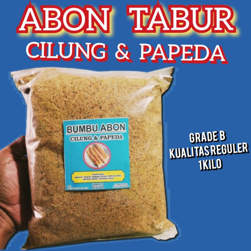 

1Kilo 1 Kg Grade B Bumbu Abon Cilung Papeda Dll Panir Tabur Reguler