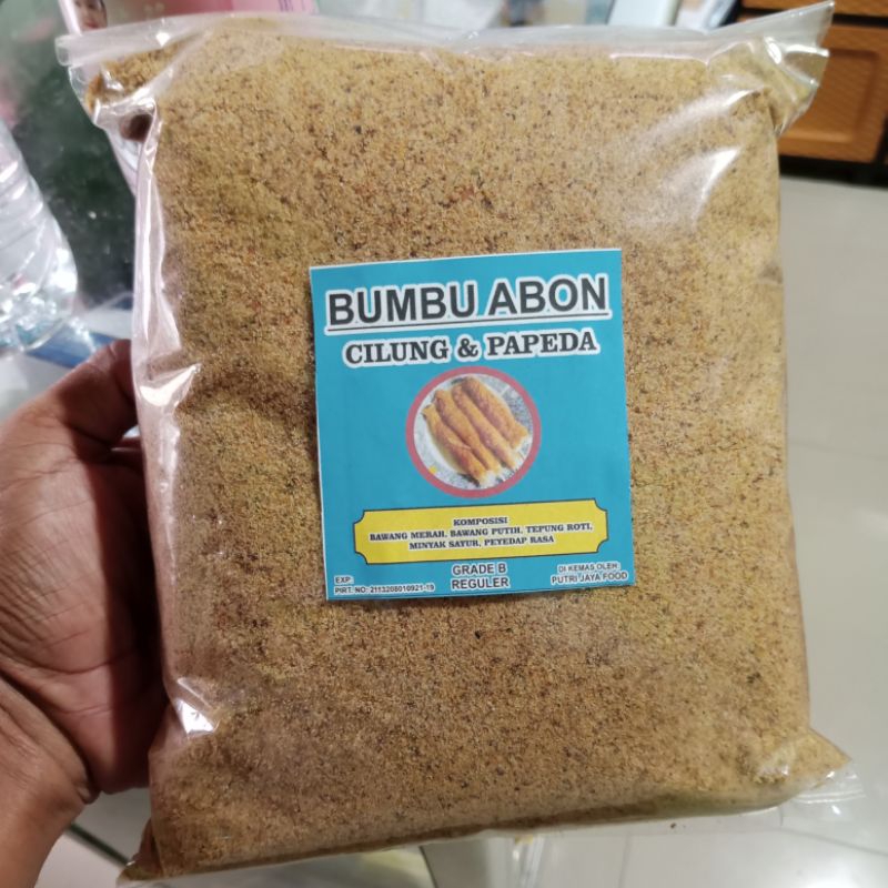 Grilshop7 1Kilo 1 Kg Grade B Bumbu Abon Cilung Papeda Dll Panir Tabur Reguler
