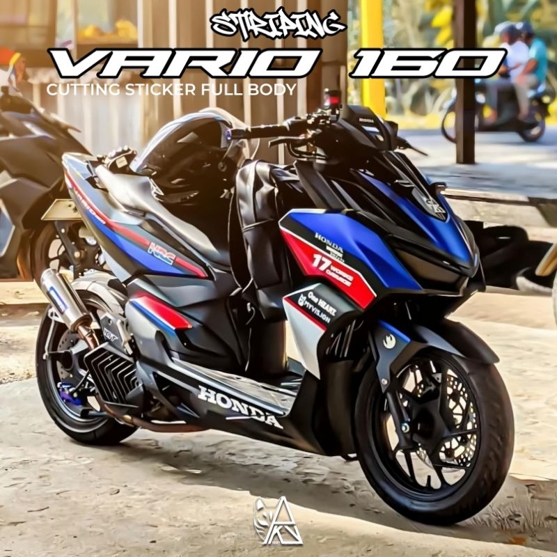 V.1 Striping Honda Vario 160 ABS/CBS, Cutting Sticker full body