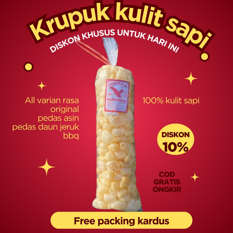 

krupuk rambak kulit sapi varian rasa Dorokdok rambak kulit sapi /krupuk varian rasa renyah dan murah