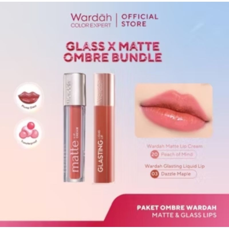 WARDAH Ombre Lips Glass+Matte Ombre