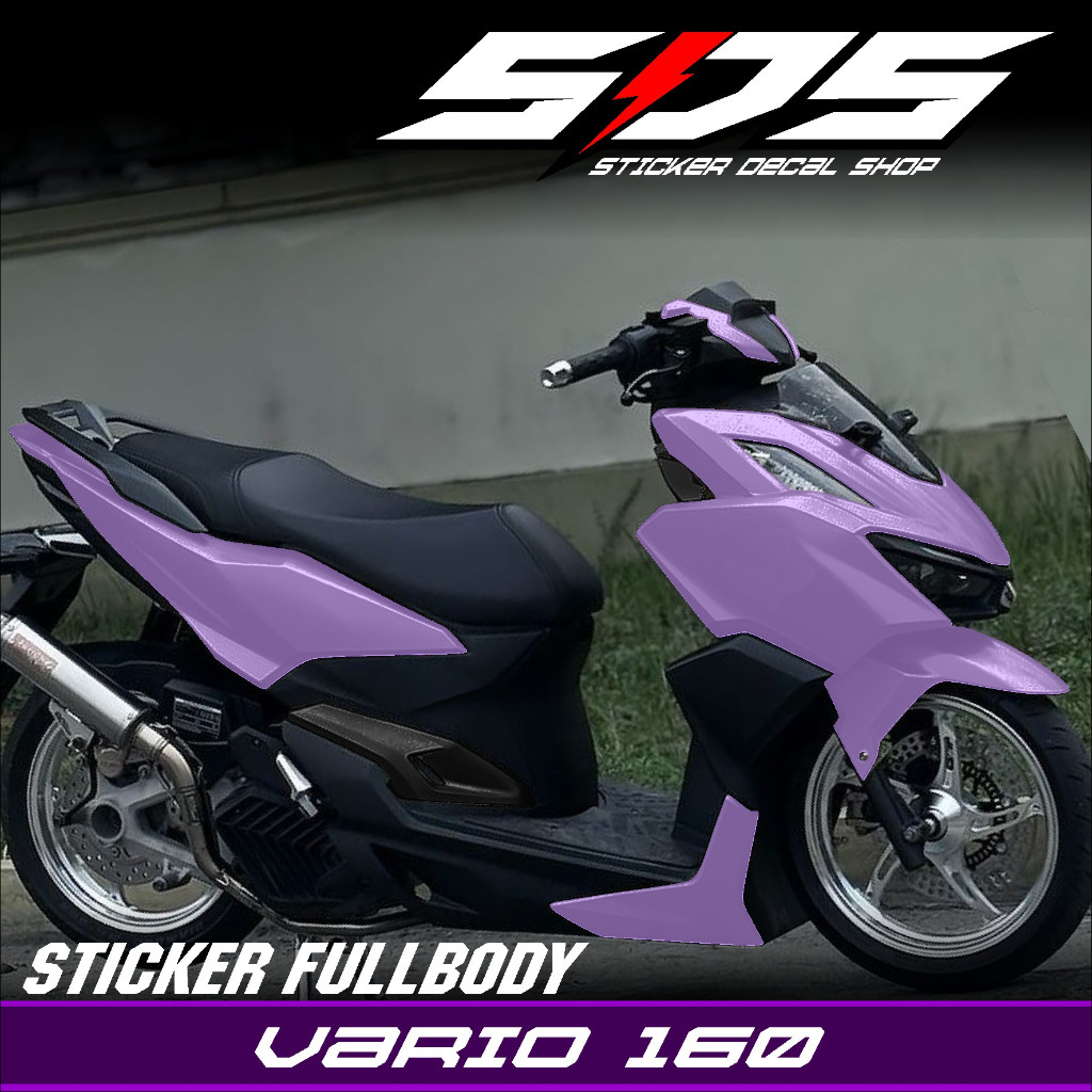 Decal Sticker POLOS Motor Honda Vario 160 new 2022 Fullbody - Stiker new Vario 160 Desain POLOS