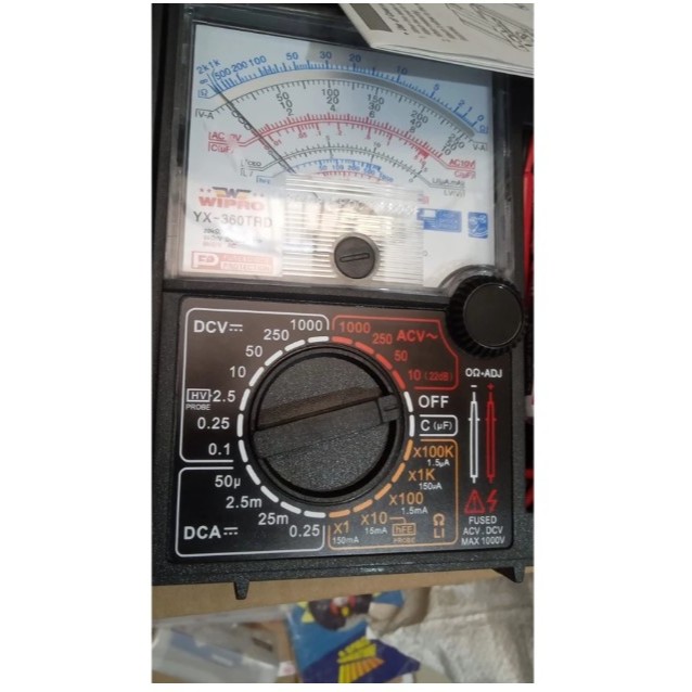 Multitester Multimeter Avometer Analog Wipro YX-360TRD