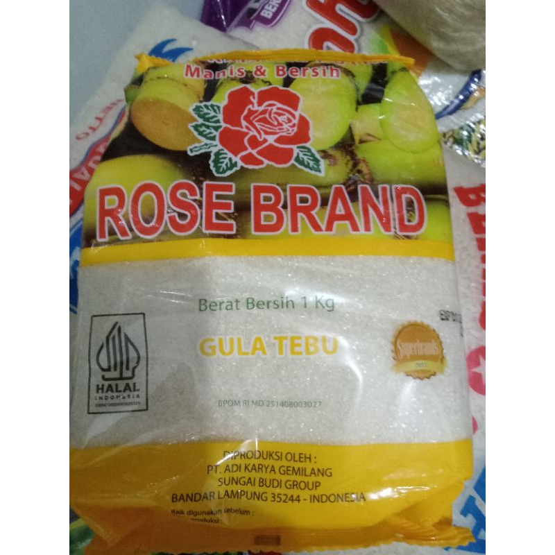 

gula rose brand kemasan 1 kg