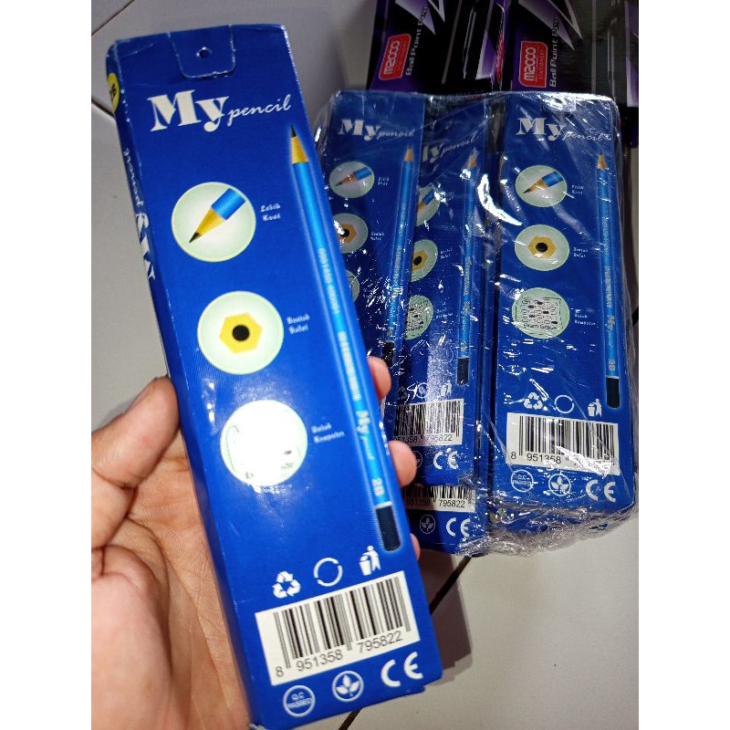 

Pensil biru 2b isi 12 batang