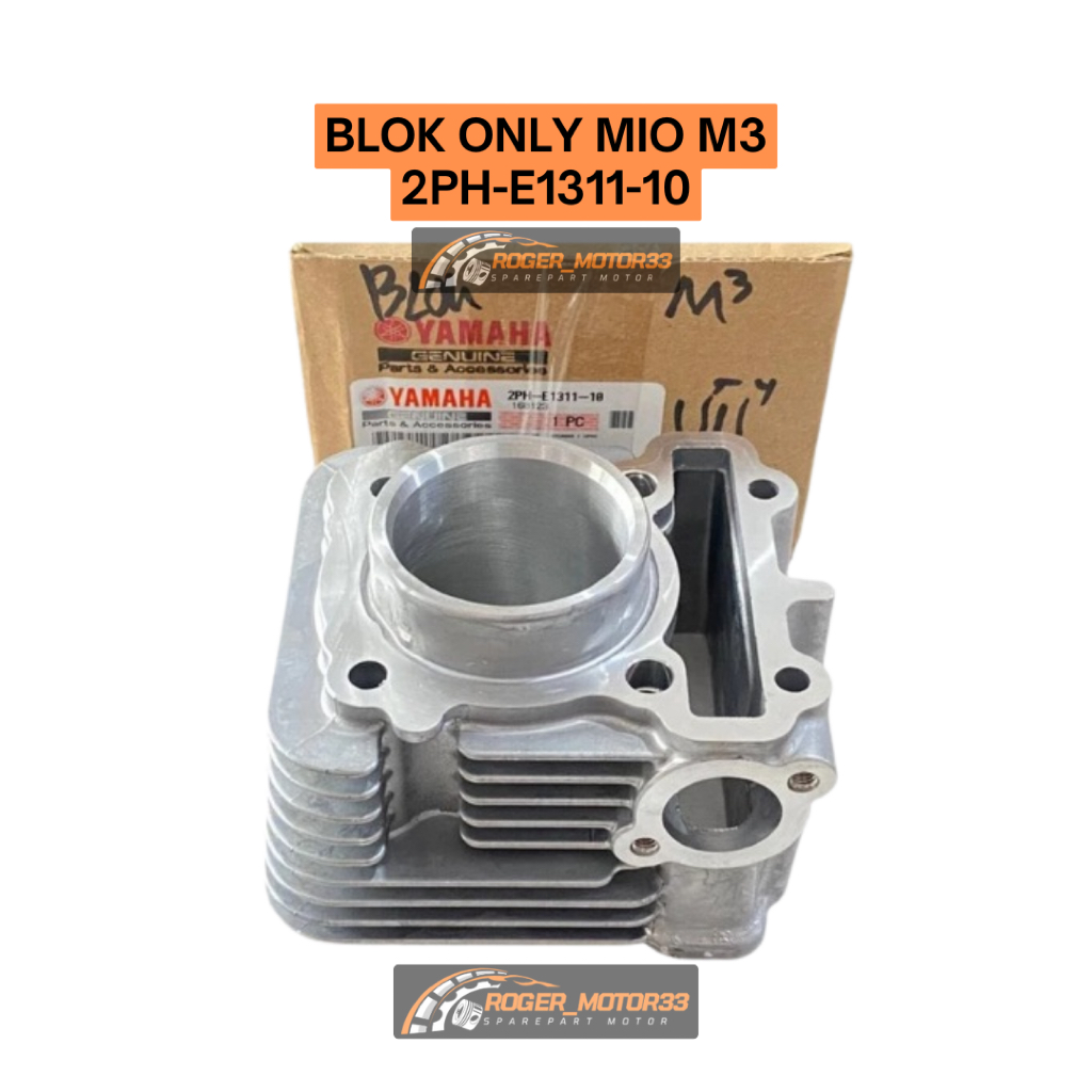CYLINDER BLOCK BLOK SEHER MERK YAMAHA MIO M3 ORIGINAL ASLI