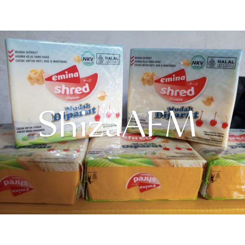 

Keju Emina Cheese Shreded 250gr