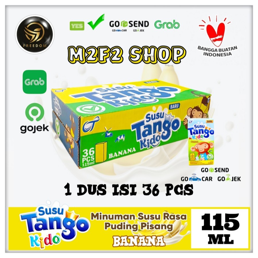 

Susu Kids Tango Kido Semua Rasa Kotak UHT - 115 ml Kemasan Karton (Khusus Bluebird/Gosend/Grab)