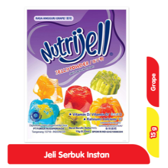 

Nutrijell Jeli Serbuk Instan Anggur 15 g