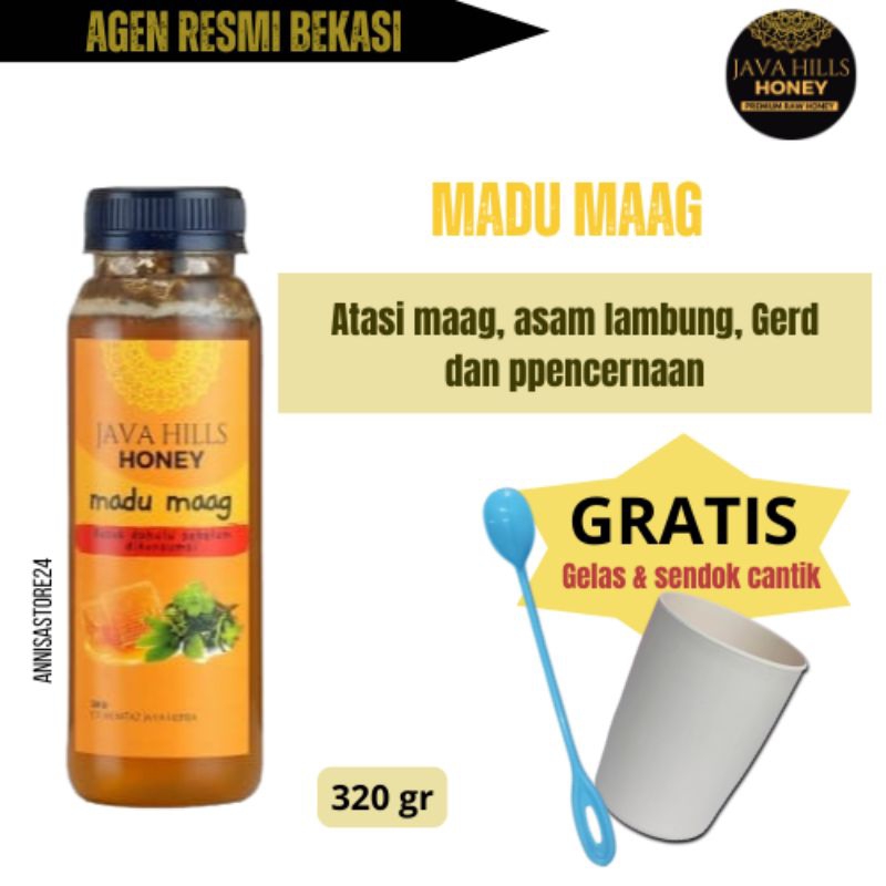 

MADU MAAG JAVAHILLS HONEY / Atasi masalah lambung / premium honey 320gr