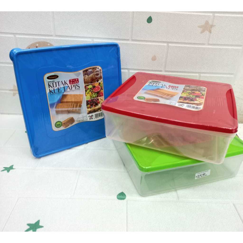 Kotak Kue Lapis SWK-003 | Tempat Penyimpanan Kue Lapis / Makanan Plastik