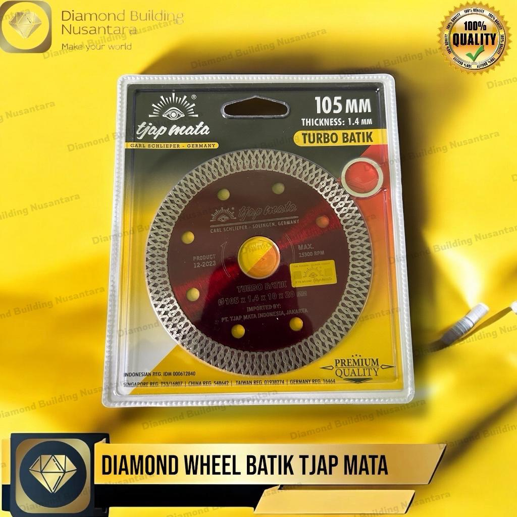 TJAP MATA Diamond Wheel Turbo Batik 4" / Mata Potong Granit