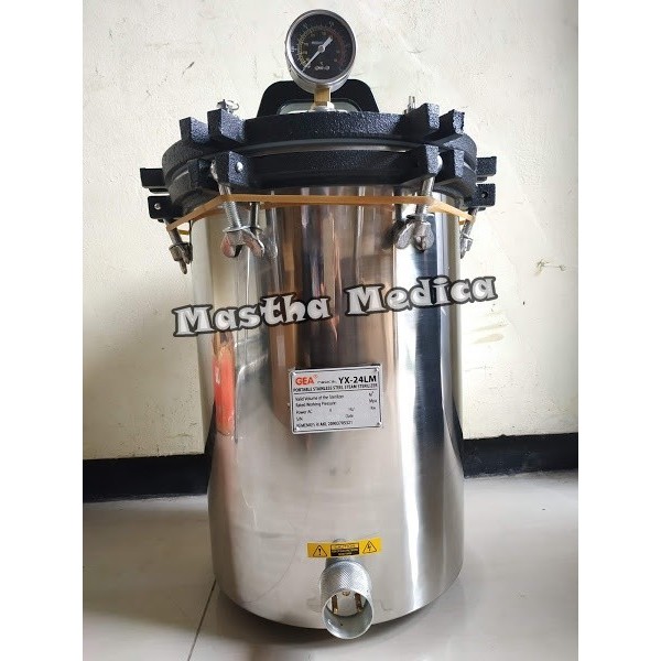 Autoclave 24 liter GEA YX24LM Stainless Steel Non Timer YX 24 LM