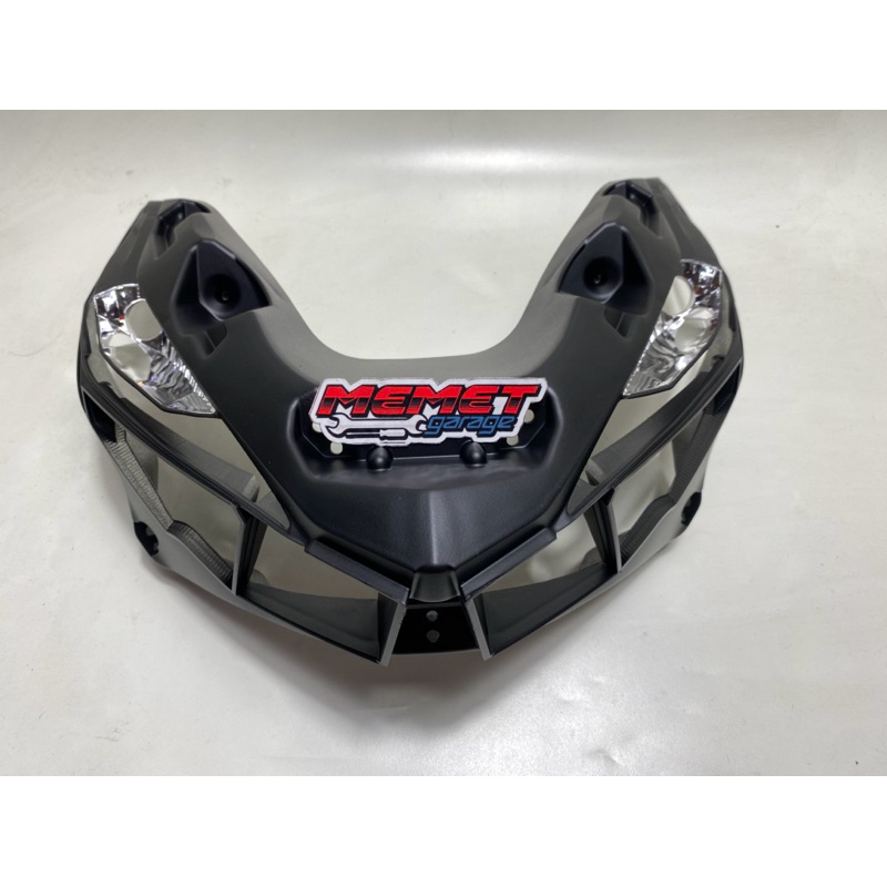 Frame Bingkai Lampu Depan Vario 125 150 Led Old Custom Black Housing Sen Chrome Original Stanley