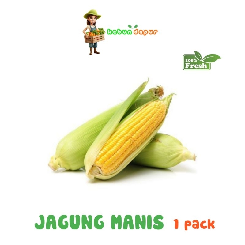 

JAGUNG MANIS FRESH Harga per 1 pack -Kebun Dapur-