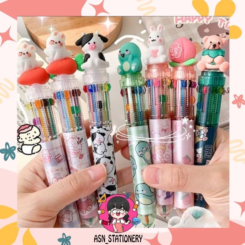 

PULPEN 10 WARNA KARAKTER UNIK DAN LUCU