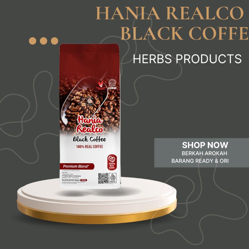 

Hania Realco Black Coffee Premium Blend