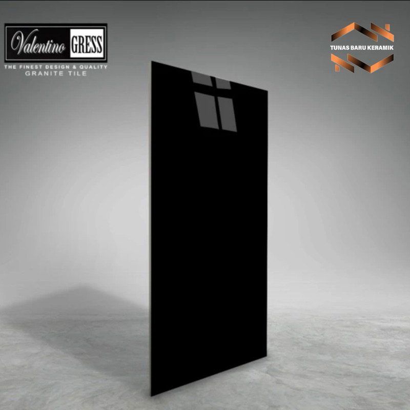 Granit 60x120 Valentino Gress Pure Black | Glazed Polished