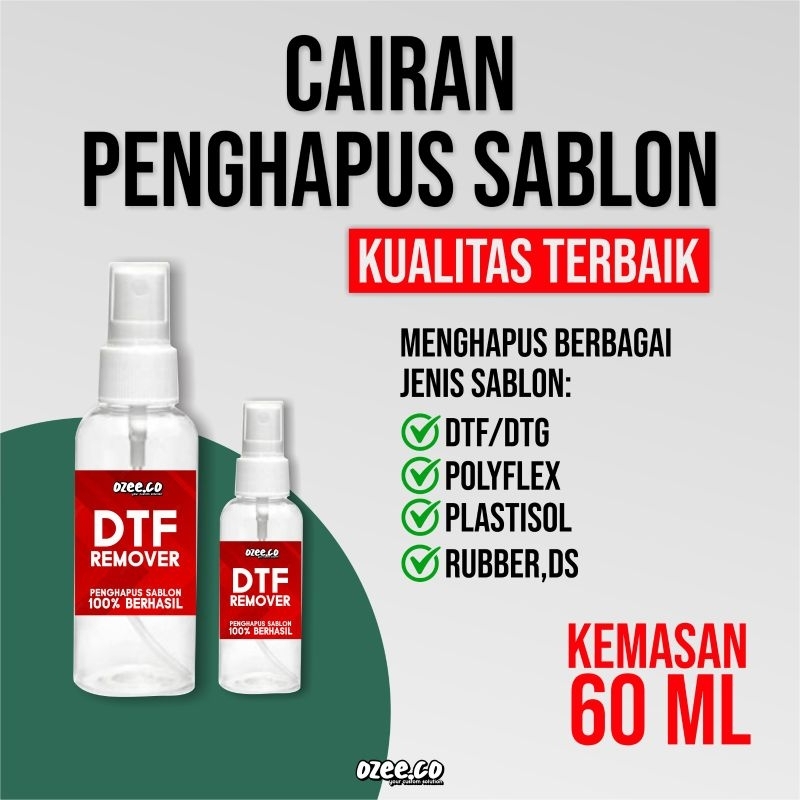 Penghapus Sablon-Sablon Remover/DTF REMOVER/Good Quality