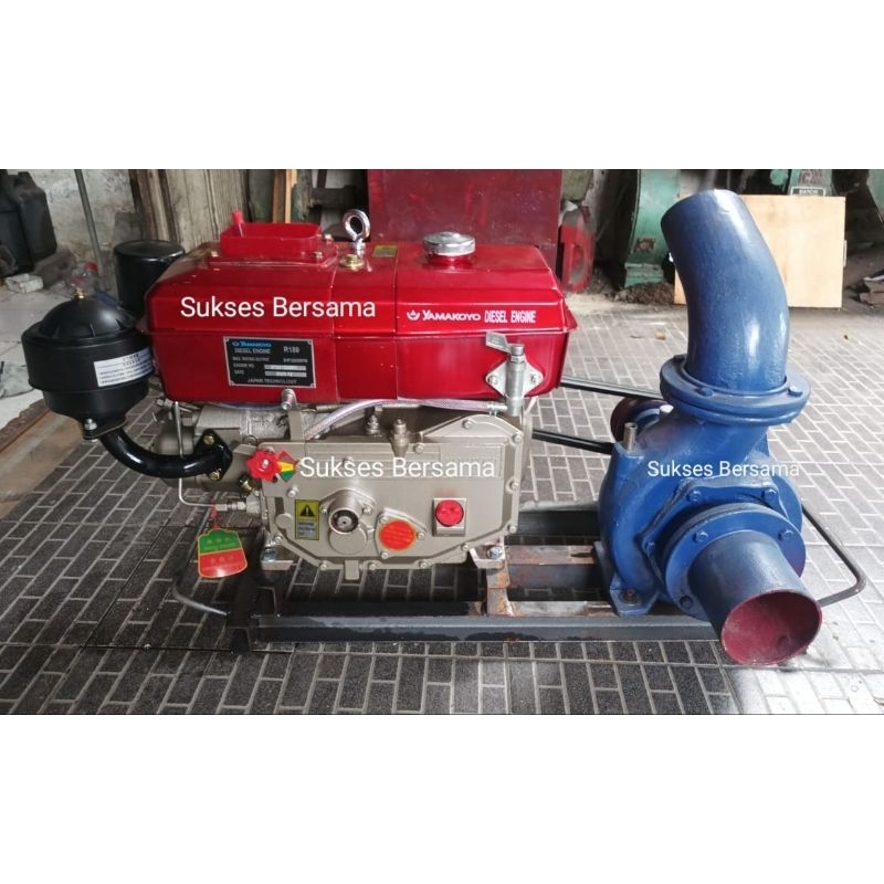 Diesel Solar R180 (8Pk) + Pompa Intan 4" (As dan Kipas Stainless) + Pangkon Diesel