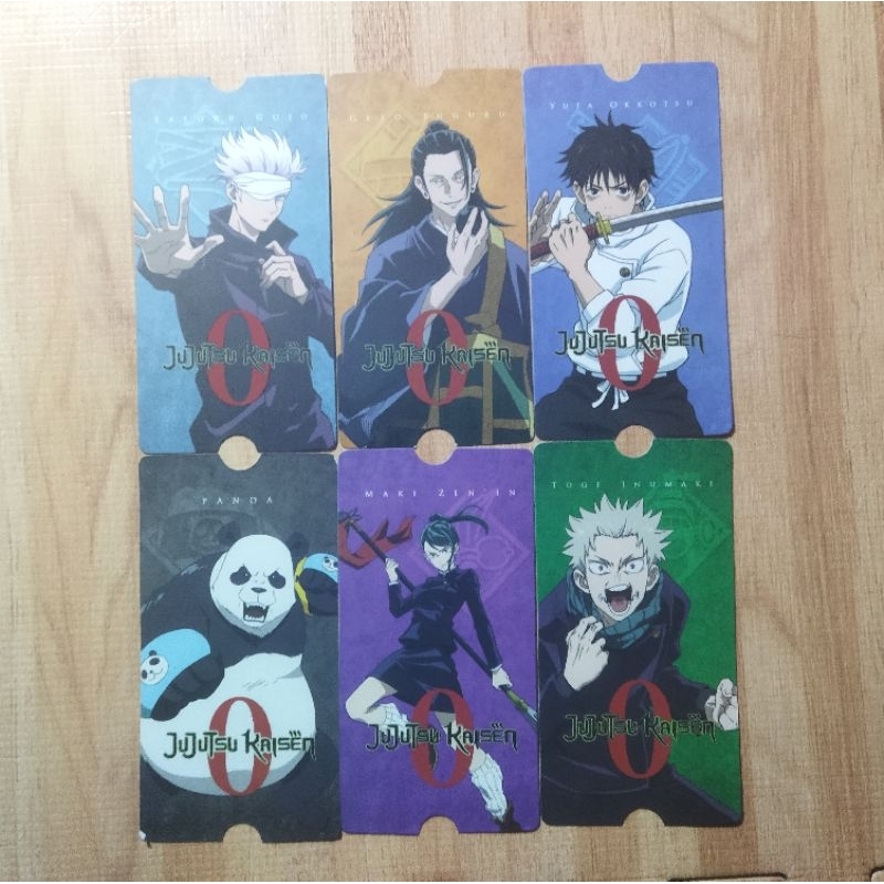 Jujutsu Kaisen JJk 0 The Moon CGV Collectible Ticket + Yuuta Postcard