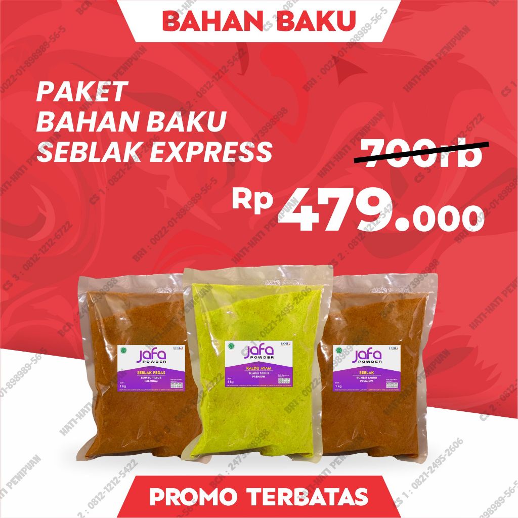 

Paket Bahan Baku Usaha Seblak Viral Kekinian