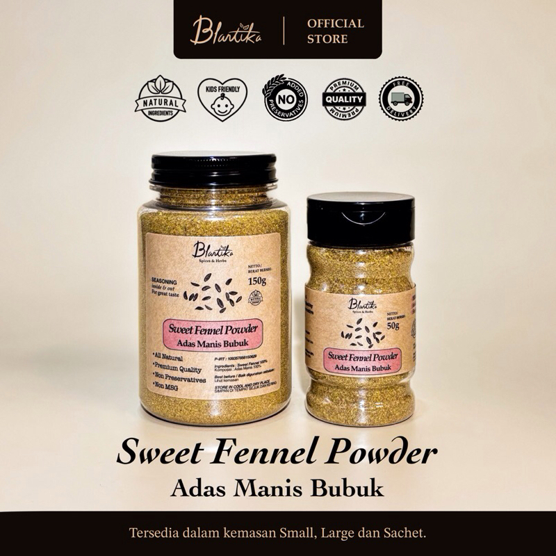 

Blantika - Adas Manis Bubuk / Sweet Fennel Powder