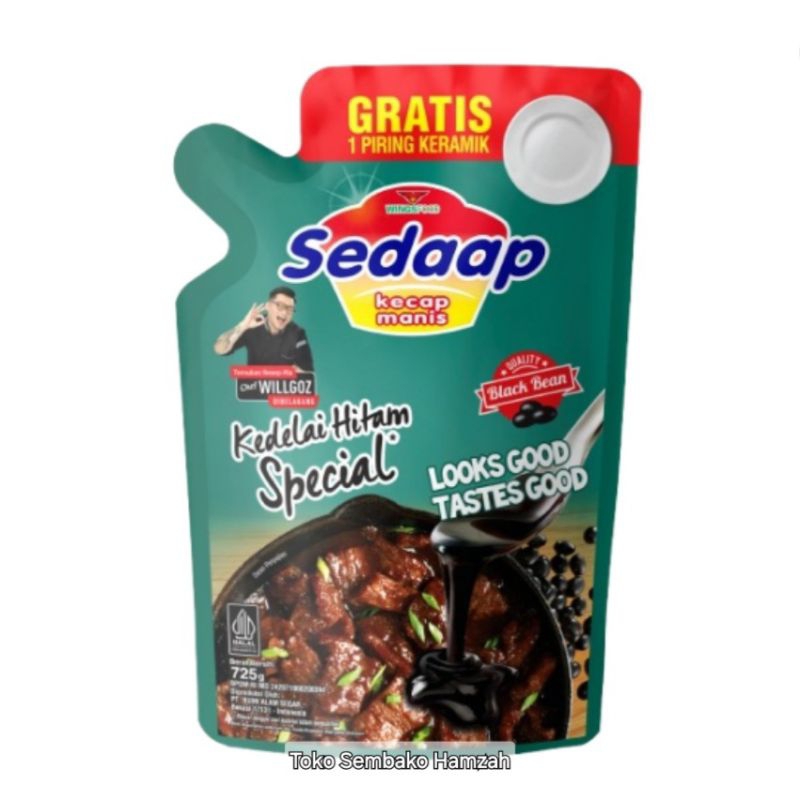 

[FREE PIRING KERAMIK] Kecap Sedaap Special | pouch refill 725g 270g