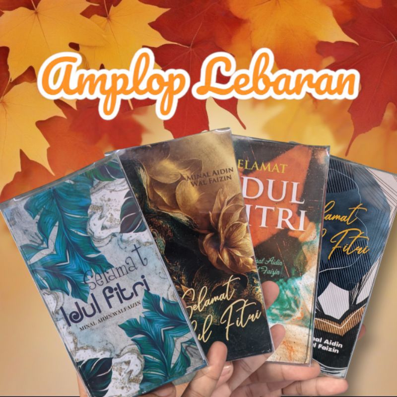 

Amlop Lebaran unik bergambar Abstrak dengan design yang bagus isi 50 lembar