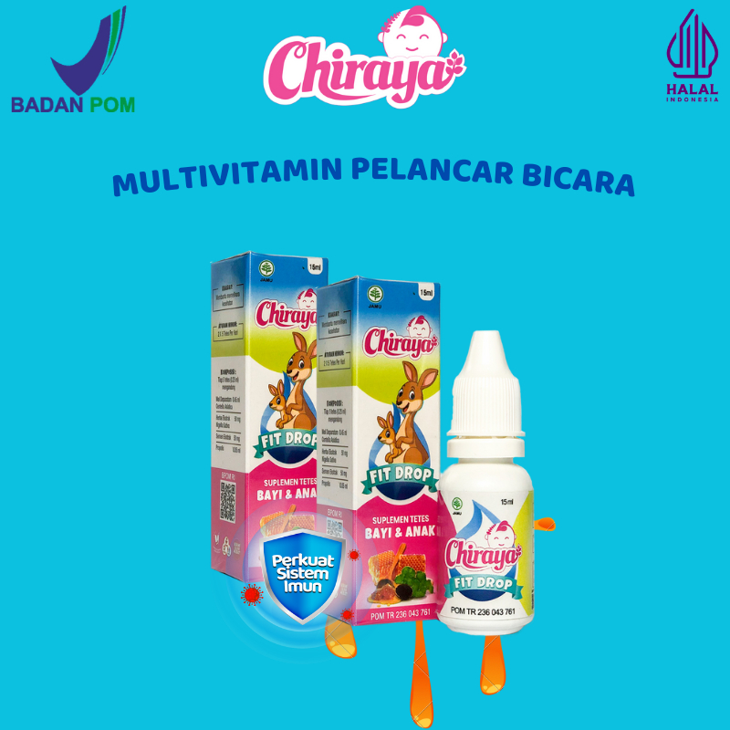 Chiraya Multivitamin Bayi Anak Pelancar Bicara Vitamin Bayi Penambah Napsu Makan 15ml