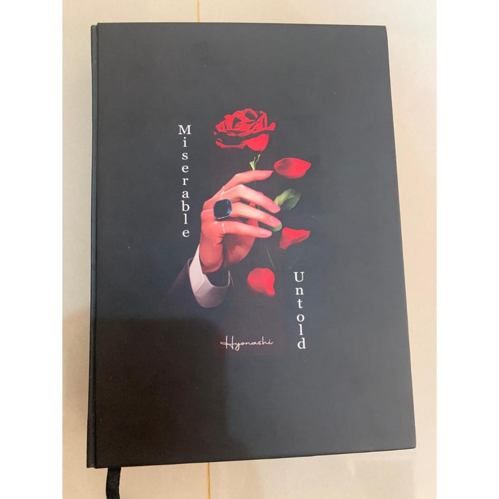 Novel Miserable Untold Hyonashi Self Publish Preloved Unsealed cover hitam
