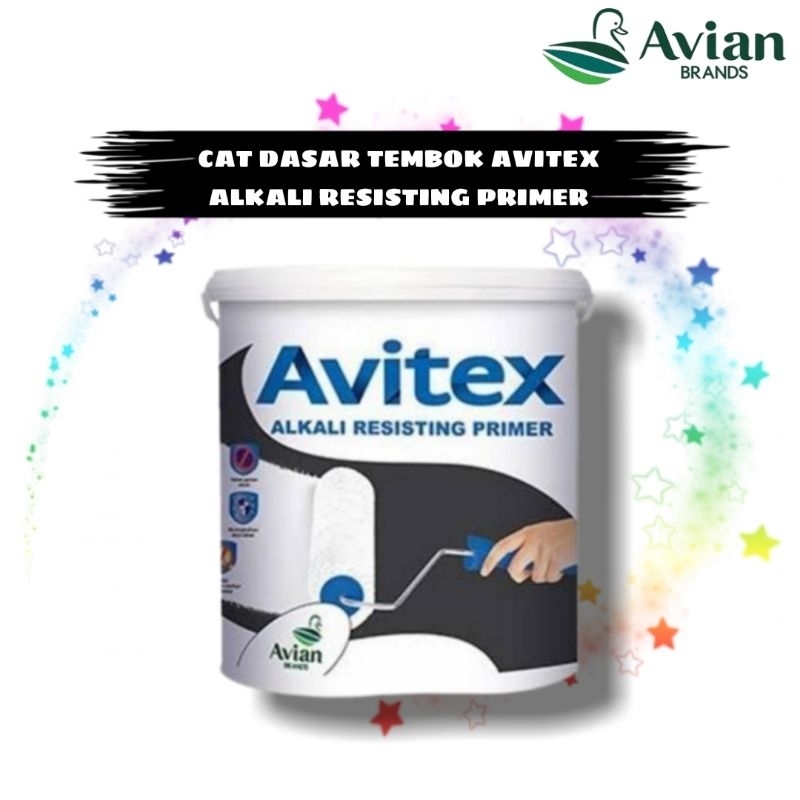 CAT TEMBOK DASAR AVITEX ALKALI RESIST PRIMER 4 KG / CAT TEMBOK AVITEX ALKALI RESIST PRIMER 4 KG
