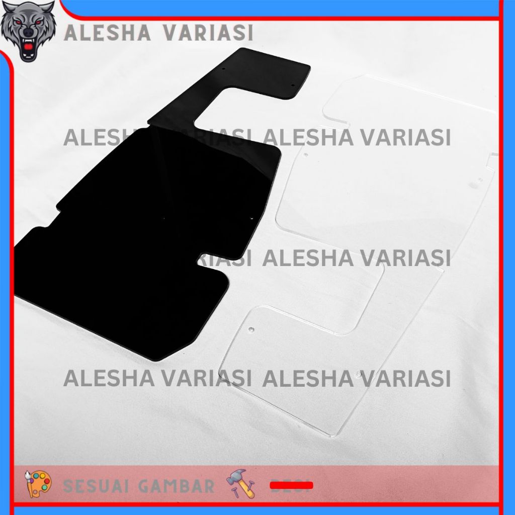 MIKA KOLONG MP MONO AKRILIK MP NEW COVER PELINDUNG TUTUP KOLONG MOTOR MEGAPRO