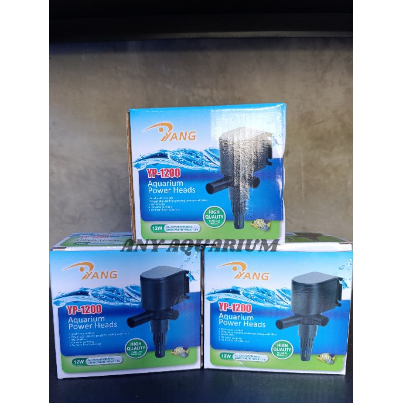 Power Head Aquarium YP 1200 (Yang) Pompa Air Celup AquariumPower Head Aquarium YP 1200 (Yang) Pompa 