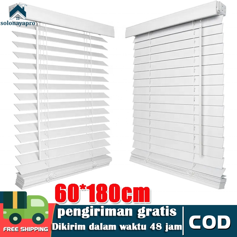 FORHOME TIRAI GULUNG PVC JENDELA 60 X 180 CM FORHOME VENETIAN BLIND GORDEN Lebar 60 X panjang 180 CM